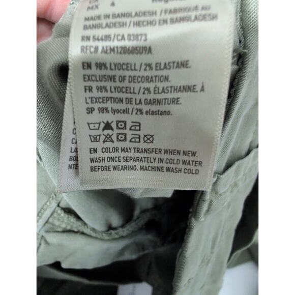 American Eagle Pants Women Size 27* Dreamy Drape Super High Rise Baggy Wide Leg - Picture 10 of 10